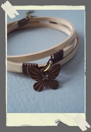 Leather bracelet *Butterfly...*